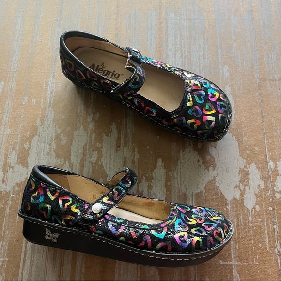 Alegria Shoes Alegria Belle Neon Love Mary Jane Shoes Orthopedic